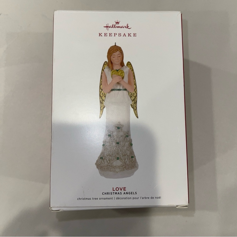 HALLMARK Keepsake 2019 LOVE Christmas Angels Series #2 CHRISTMAS ORNAMENT Angel